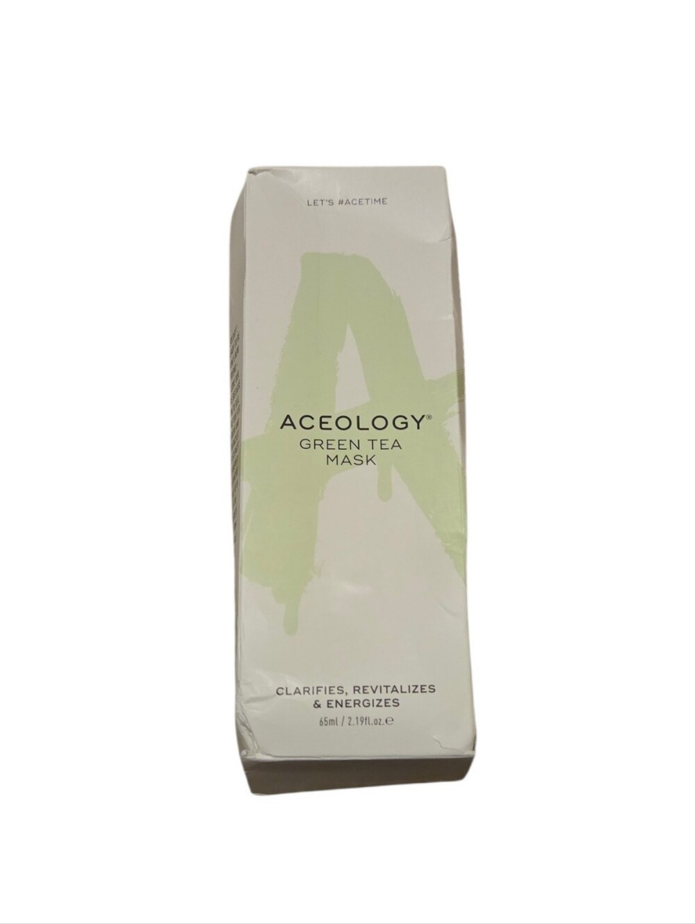 Aceology Green Tea Mask Clarifies Revitalizes Energizes 65ml Full Size
